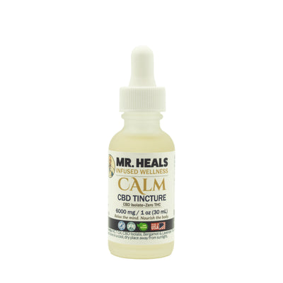 Calm Tincture – Zero THC – 6000mg (1 oz)