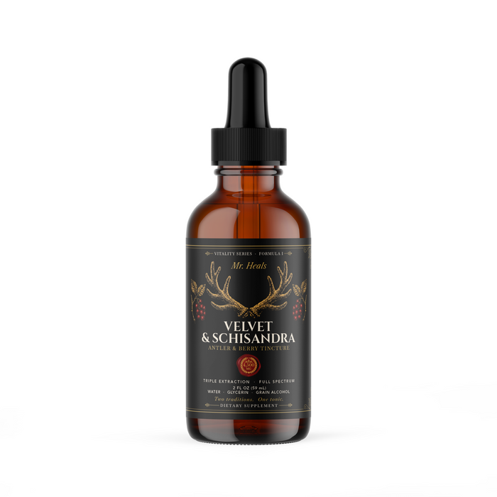 Velvet & Schisandra | Triple-Extraction Tincture | Mr. Heals
