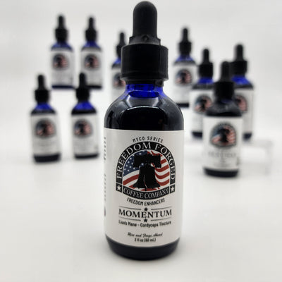Momentum – Lion’s Mane & Cordyceps Tincture | Freedom Enhancers: Myco Series