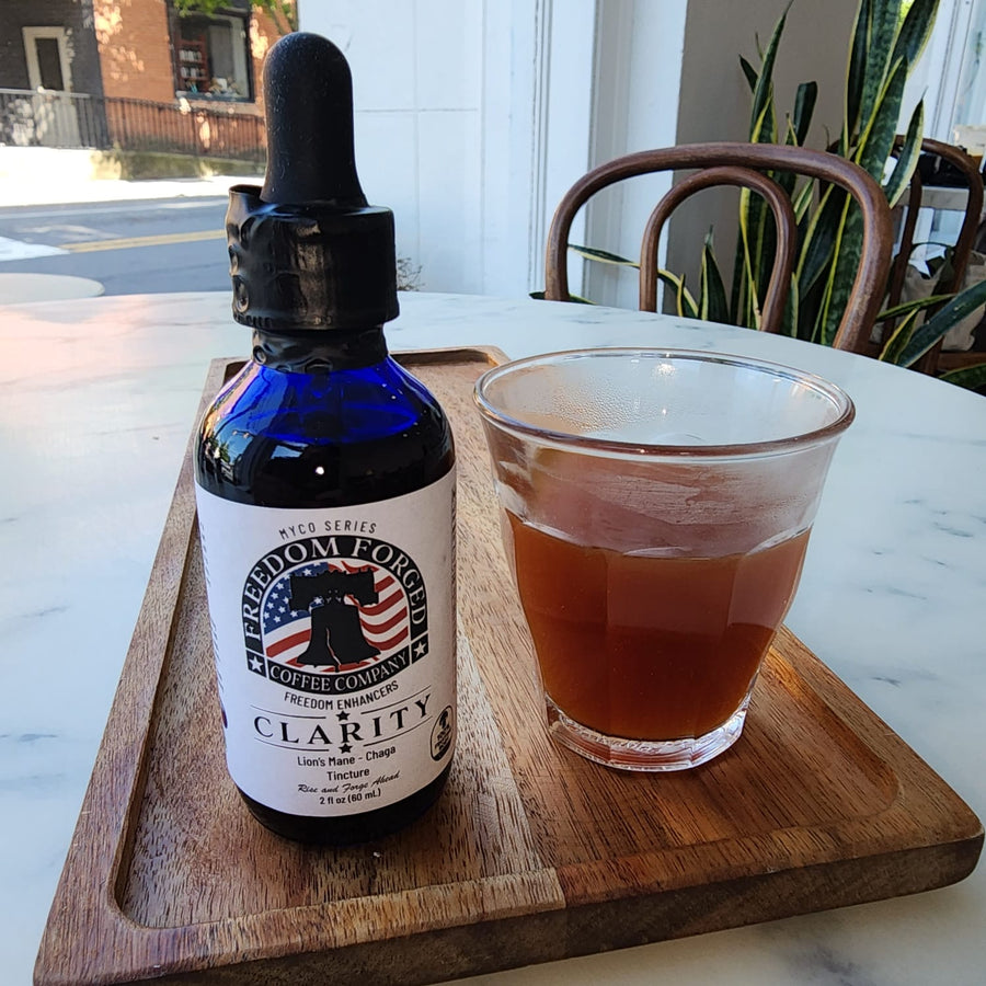 Clarity – Lion’s Mane & Chaga Tincture | Freedom Enhancers: Myco Series