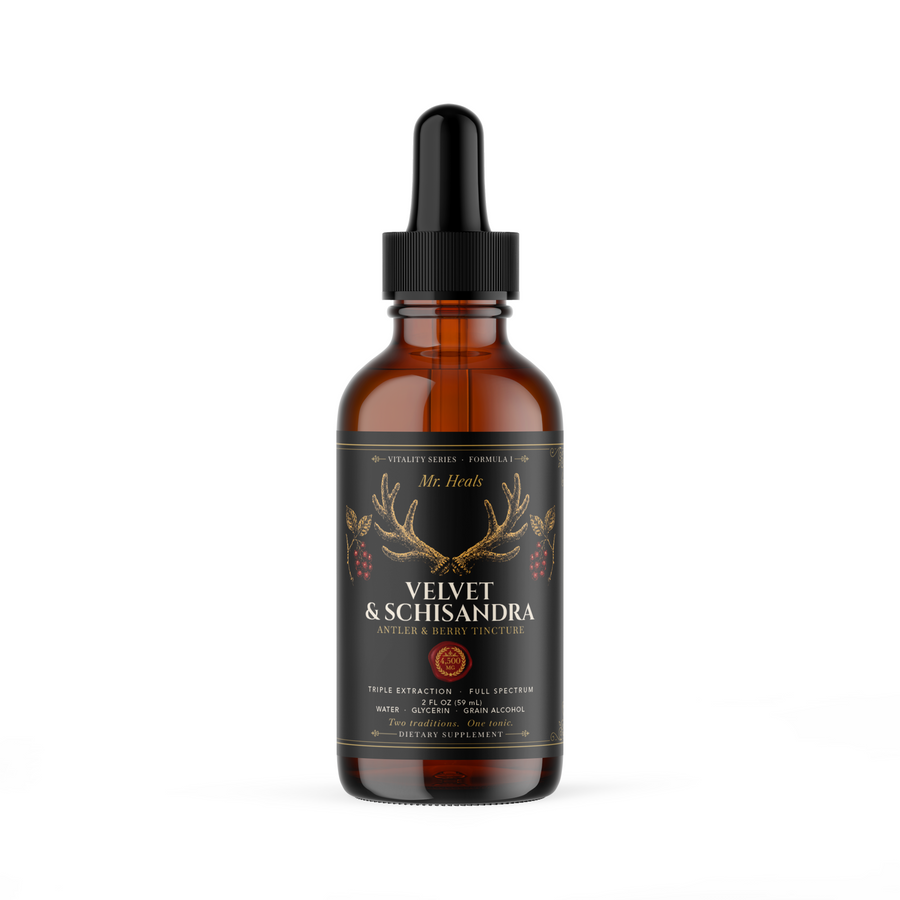 Velvet & Schisandra | Triple-Extraction Tincture | Mr. Heals
