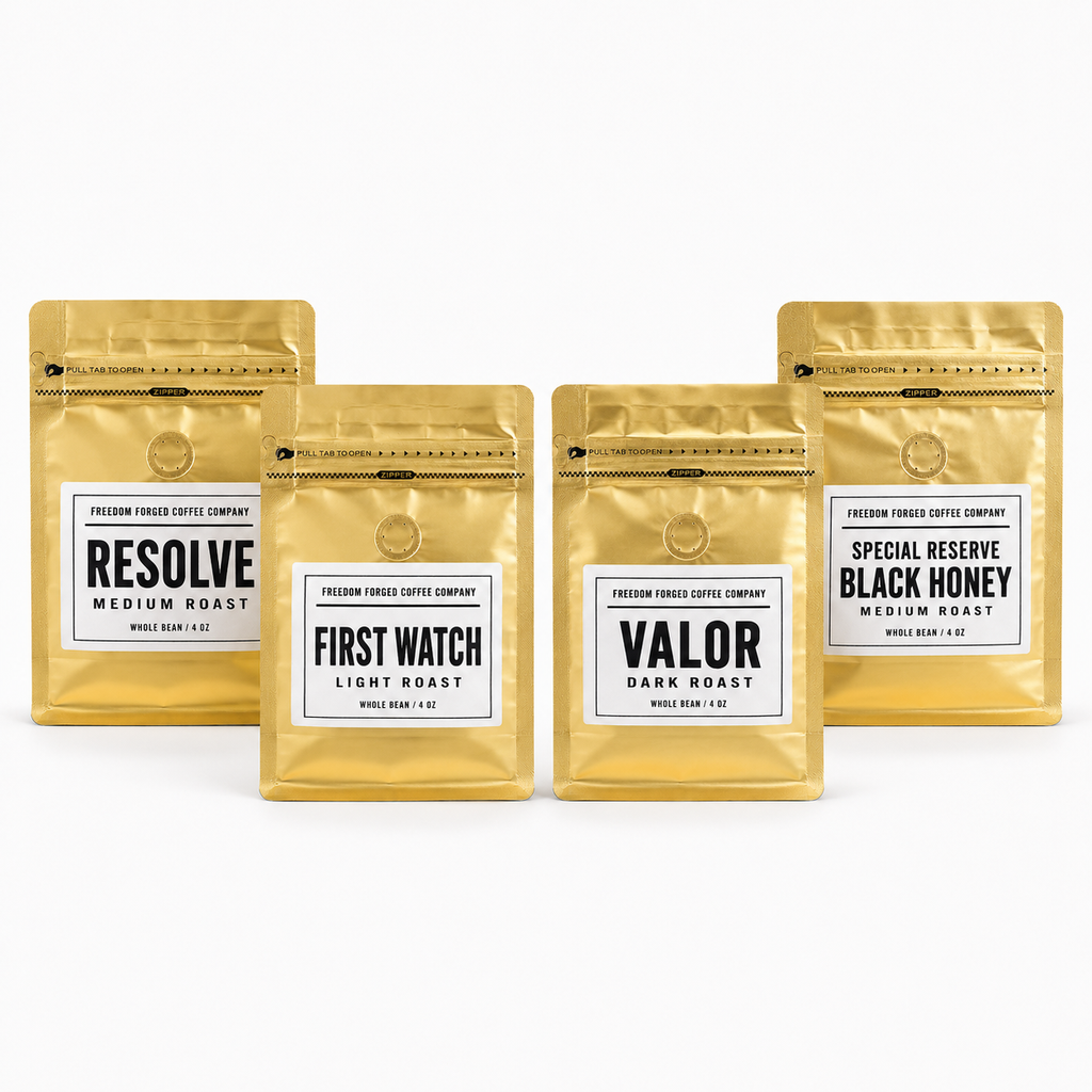 The Muster - Four Roast Flight | 4 x 4 oz Whole Bean