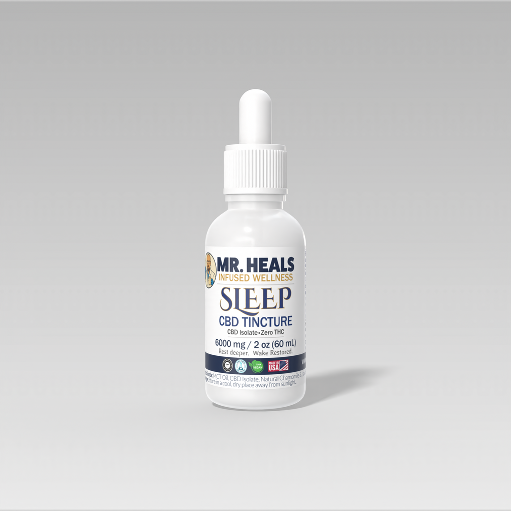 Mr. Heals Sleep Tincture – Zero THC – 6,000mg (1 oz)