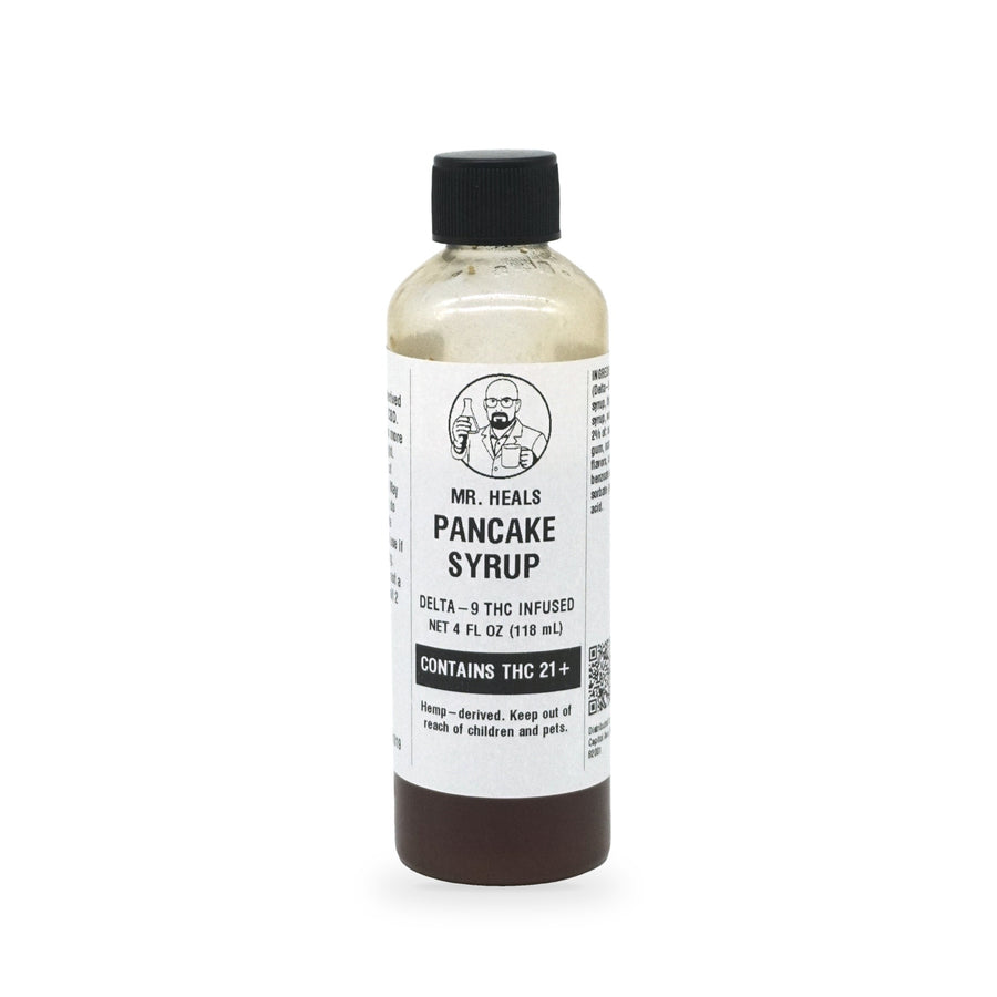 Mr. Heals Delta-9 THC Pancake Syrup, 4 fl oz bottle