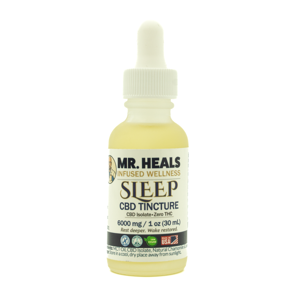 Mr. Heals Sleep Tincture – Zero THC – 6,000mg (1 oz)