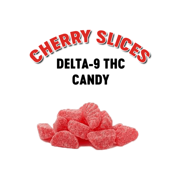 Delta-9 THC cherry slice gummies