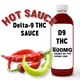 Delta-9 THC Louisiana Hot Sauce – 4 oz
